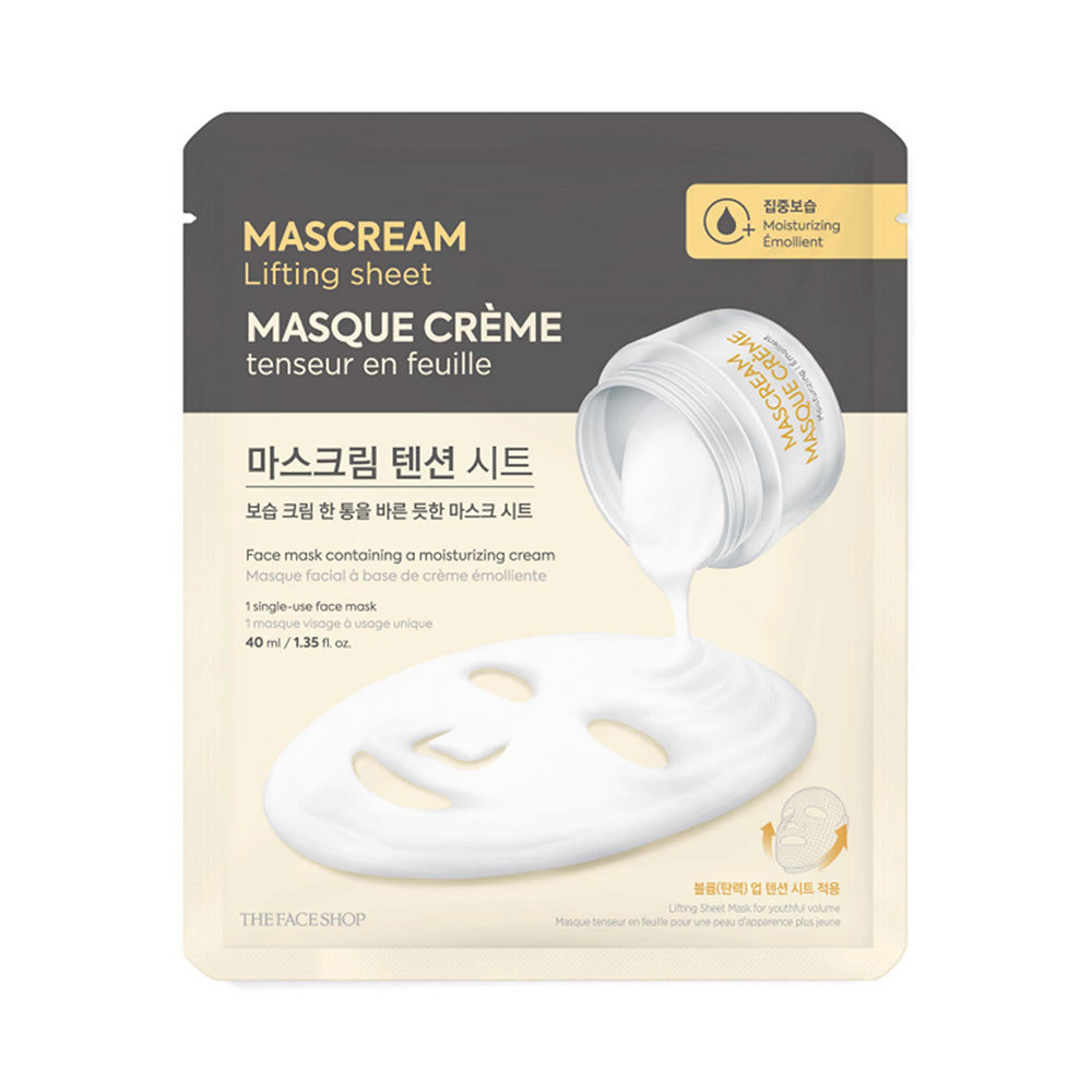 Masque en tissu liftant hydratant intense The Face Shop – 40 ml